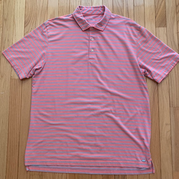 Peter Millar Seaside Wash Soft Pink & Blue Polo Shirt, L - Picture 1 of 11